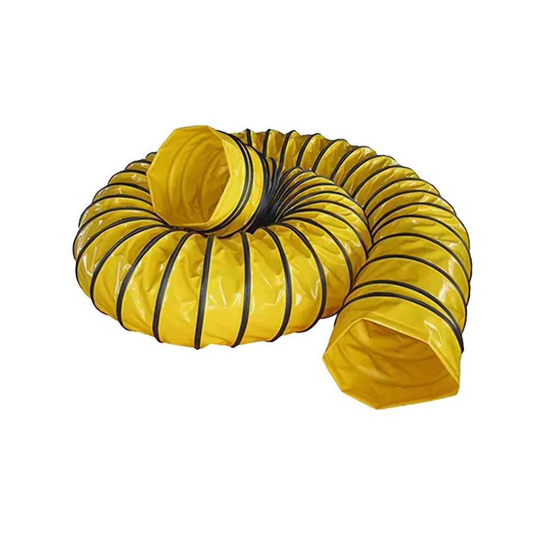Air ventilation Blower with Flexible Duct Hose Yellow 15 mtrs CTF _ 40 4